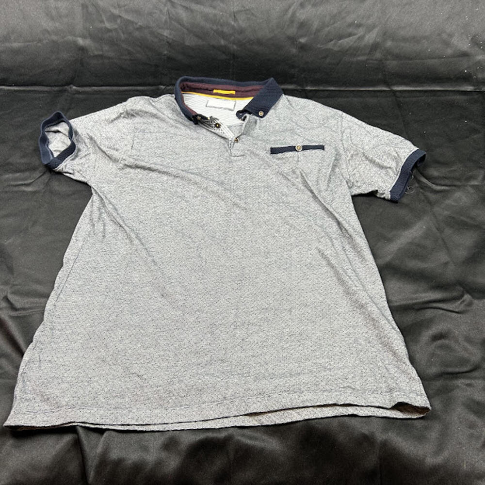 Cactus Man Ricky Singh Polo Shirt Mens L Blue Short Sleeve‎ Casual